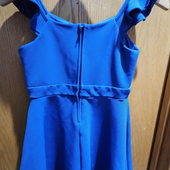 Zunie  Kids' Ruffle Skater Party Dress - Picture 5 of 5